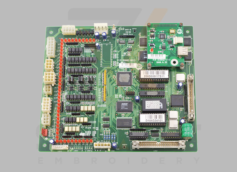 Ægte brugte Dahao elektronisk CPU -bestyrelse Original Main Card P/N E866 Kinesisk broderimaskine Reservedele