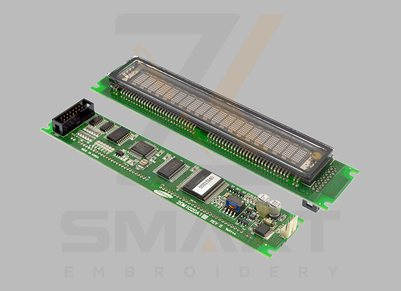 20M102DA1 Betjeningshovedtegn VFD Brugte displayskærm Dot Matrix Display Module 5VDC Power Parallel Serial Interface