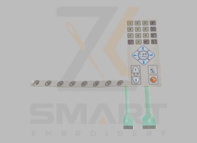 ESWF-AJM-D Keypad Control Panel Keyboard Membrane Switch Generisk SWF C D Broderi Machine Reservedele