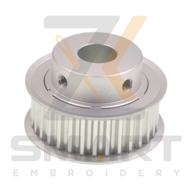 4 Stykker Tajima SWF Embroidery Machine Parts Pulley S5M 32 Tænder D05-S5M-D15-T32-W18