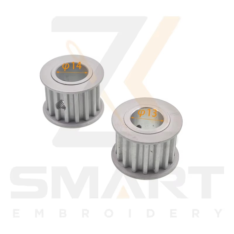 Tajima SWF Chinese Embroidery Machine Parts Pulley T5 16 Tænder D05-T5-D13-T16-W17 D05-T5-D14-T16-W17