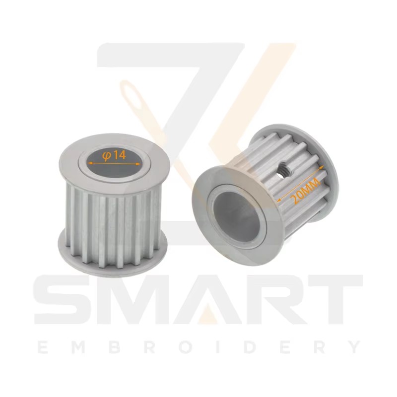 Tajima SWF Chinese Embroidery Machine Parts Pulley T5 16 Tænder D05-T5-D14-T16-W20