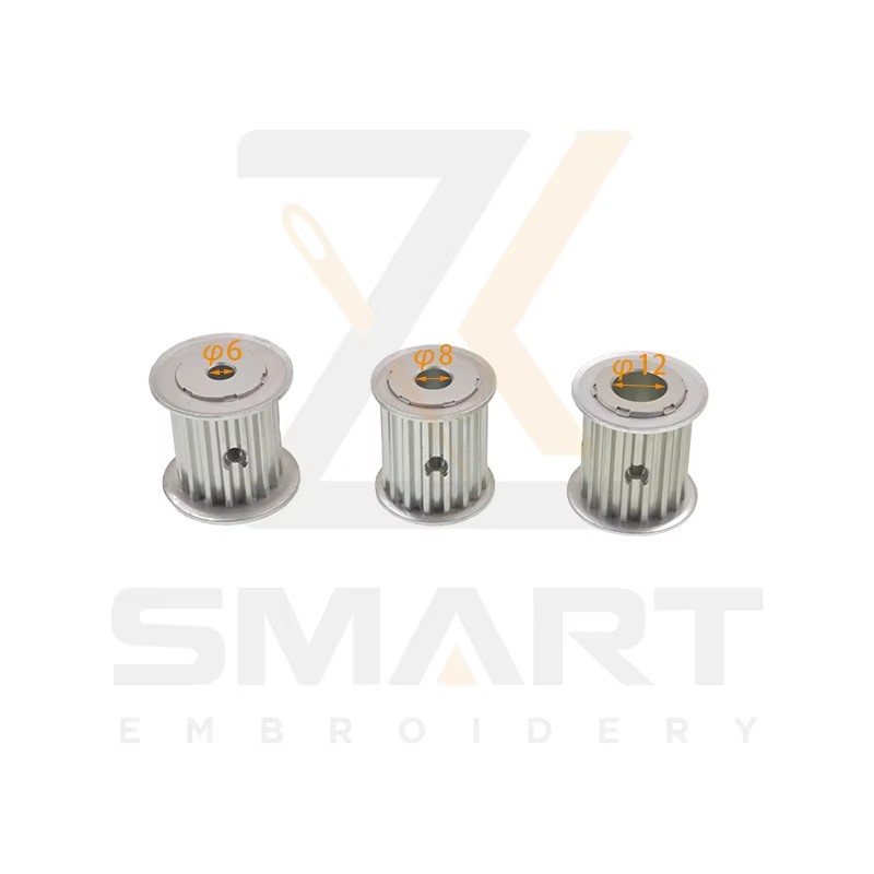 Tajima SWF Chinese Embroidery Machine Parts Pulley S5M 16 Tænder D05-S5M-D6-T16-W25-AF D05-S5M-D8-T16-W25-AF D05-S5M-D12-T16-W25