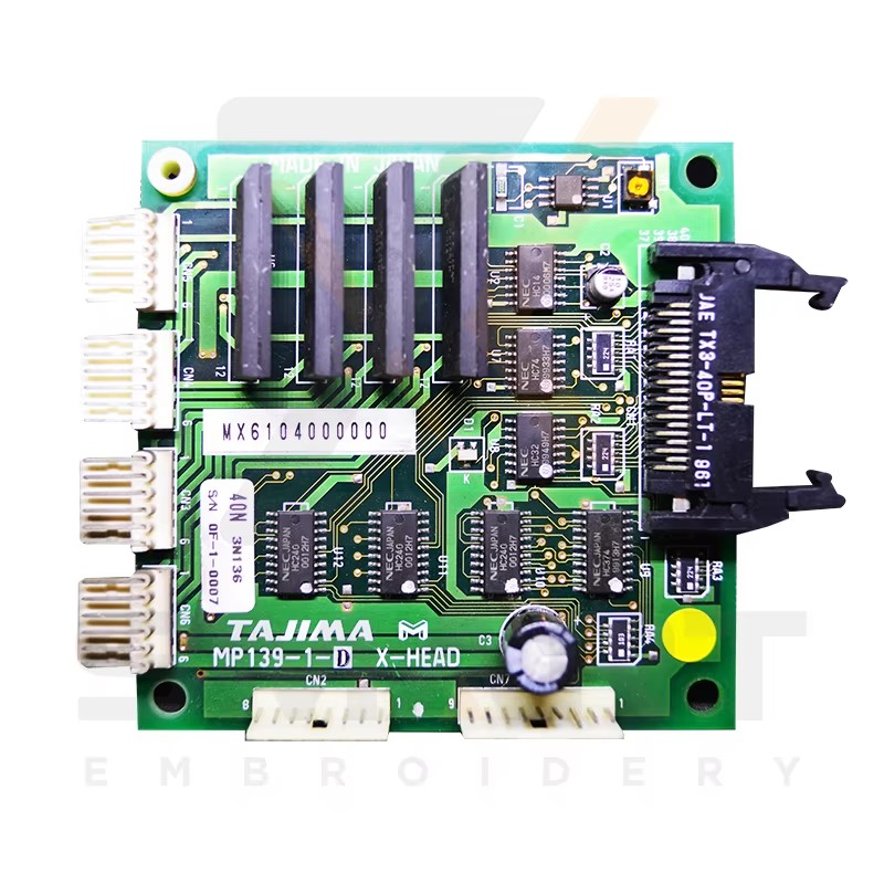Tajima Embroidery Machine Parts Brugt MP139-1-D Tajima: Head Amp Card MX6104000000 0J2702000000