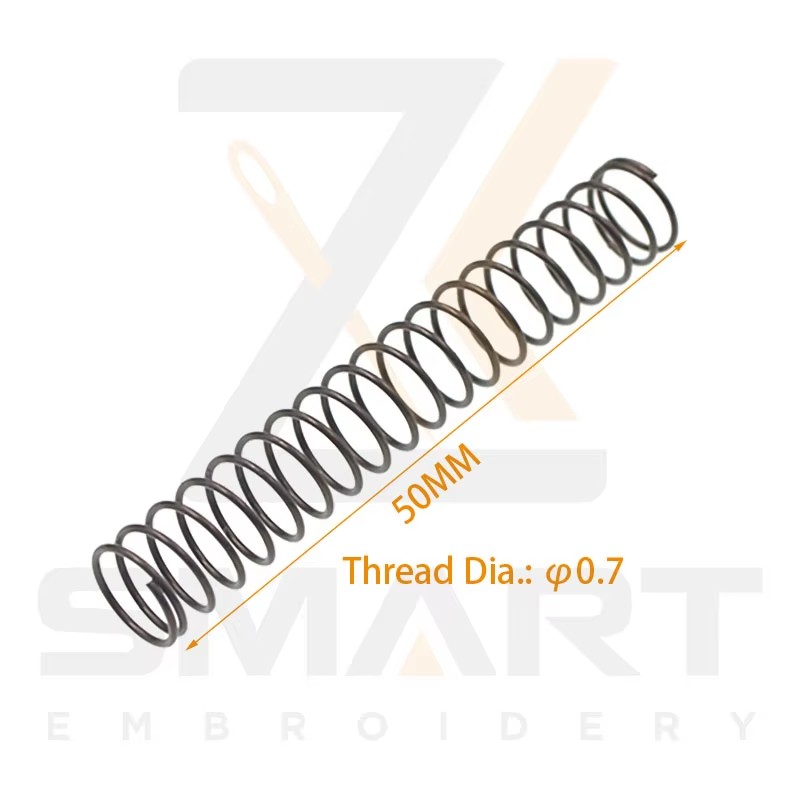Presser Foot Return Spring Tajima SWF kinesisk Embroidery Machine N0502-0.7*50