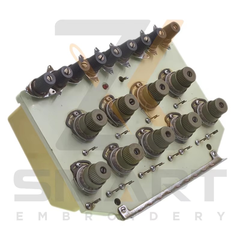 9 farver spænding base enhed med spænding base kort Tajima Embroidery Machine dele T01TJ901-U