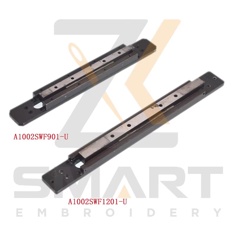 Brugte SWF LM Guide Block Set 9 farver og 12 farver Embroidery Machine Parts A1002SWF901-U A1002SWF1201-U