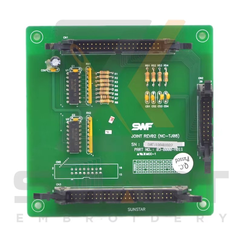 Brugte SWF Thread Control Joint Board 03-0000-HB11 Embroidery Machine Parts ESWF-03-0000-HB11-U