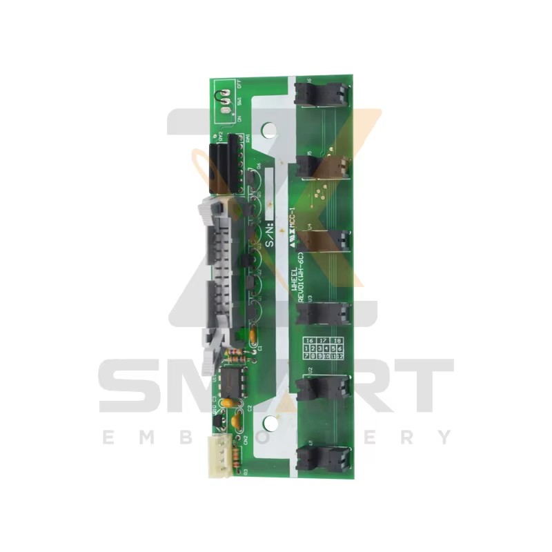 Generisk Sensor Wheel Card 6 farver WHEEL-WH-6C SWF Embroidery Machine Parts ESWF-WHEEL-WH-6C