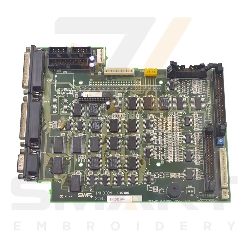 Brugte SWF Embroidery Machine IO Board 14HDIO4 I/O BOARD ASS'Y 02-0000-IO00 03-0000-IO00