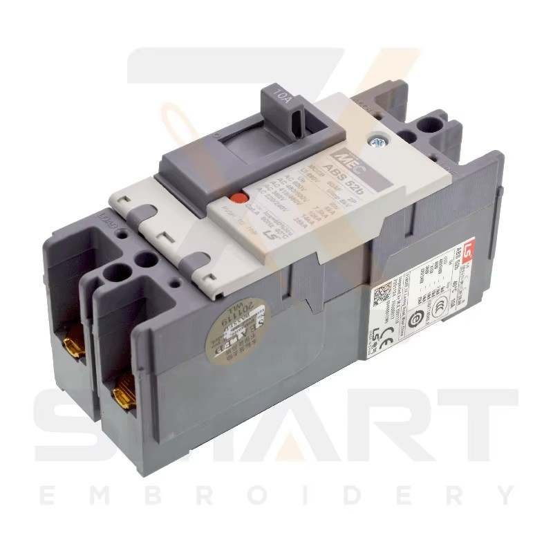 Lækagebeskyttelse Switch ABS 52b 2P 10A 15A til SWF Embroidery Machine