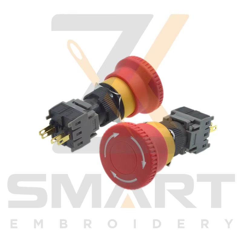 Nødstop-knap-switch til DHAO kinesiske embroideringsmaskiner EDH06-S129