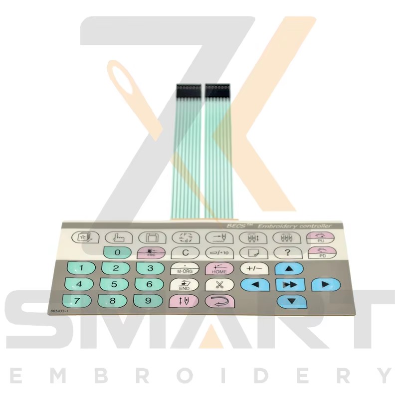 DAHAO Keypad 805433-1 til kinesiske knivstikmaskiner EDH050402-0201