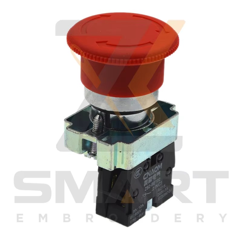 Emergency Stop Switch ZB2-BE102 Embroidery Machine Dele EDH06-ZB2-BE102