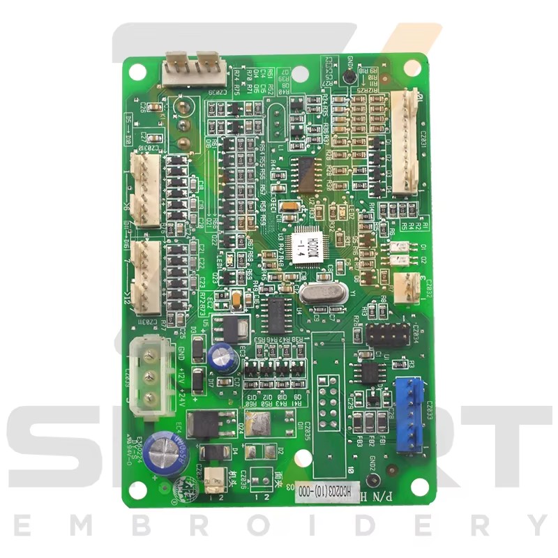 Brugte DAHAO Thread Broken Detecting Board HC0203(10)-00 Kinesiske Embroidery Machine Parts EDH0502-HC0203(10)-00