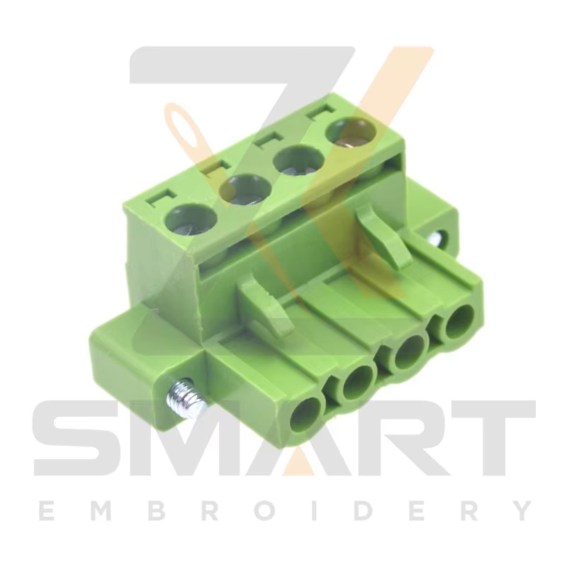 L type 4 Pins Connector til Embroidery Machine Driver Parts E12-CZ-L4-F E12-CZ-L4-M