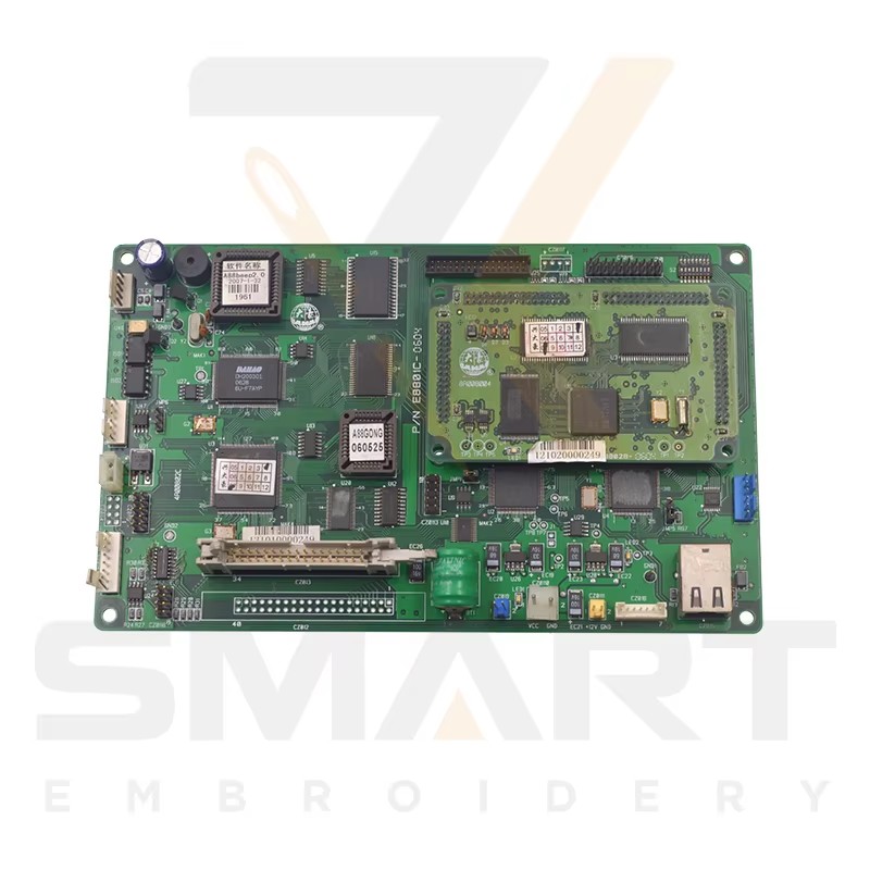 Brugte DAHAO E8801 Mainboard CPU-kort til A68 A88 kinesisk Embroidery Machine EDH0101-E8801-U