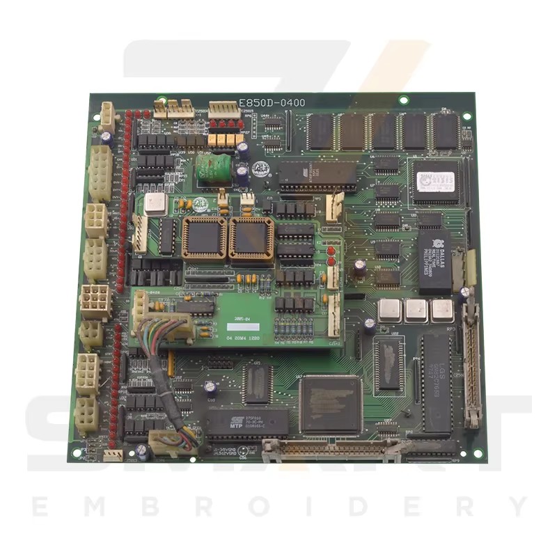 Brugte DAHAO E850 hovedkort CPU-kort med cording funktion kinesiske embroidery maskine dele EDH0101-E850-CU