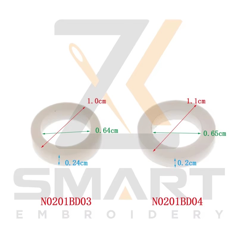 100 stykker Barudan Embroidery Machine Parts HT230120 YN YS N0201BD03 N0201BD04